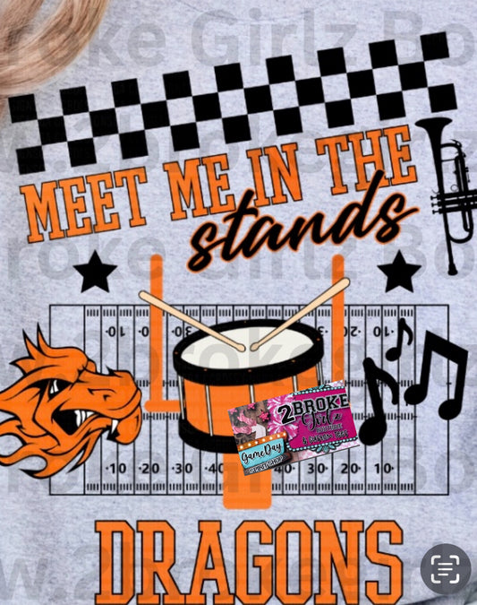 Meet Me In The Stands Dragons TEE