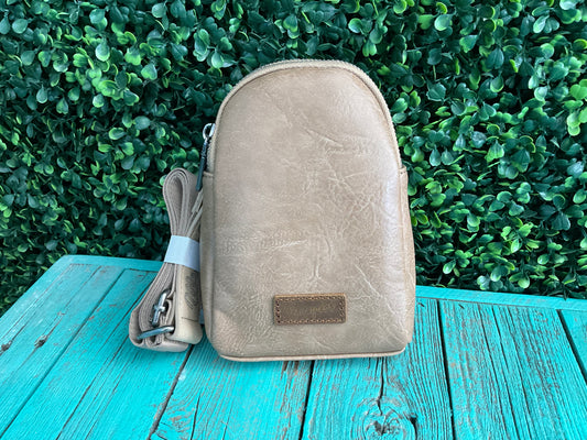 Light Brown Mini Crossbody