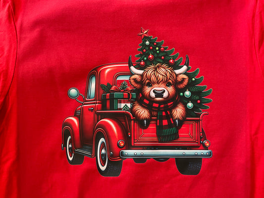 Christmas Truck Tee or Crewneck