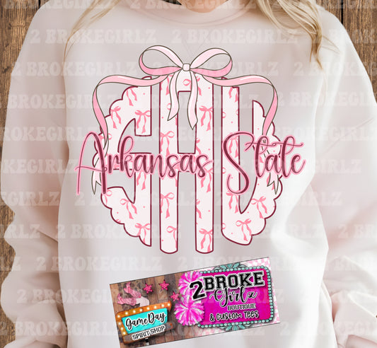 Arkansas State - Tee or Crewneck