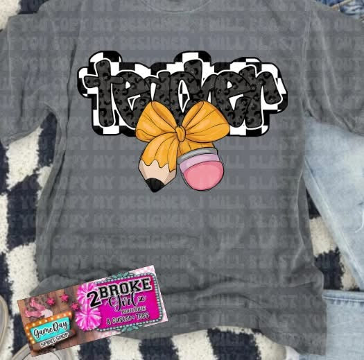 Teacher Girly Tee - VIP GROUP SALE