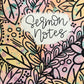 Sermon Notes