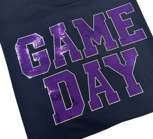 Purple Game Day Spangle Tee