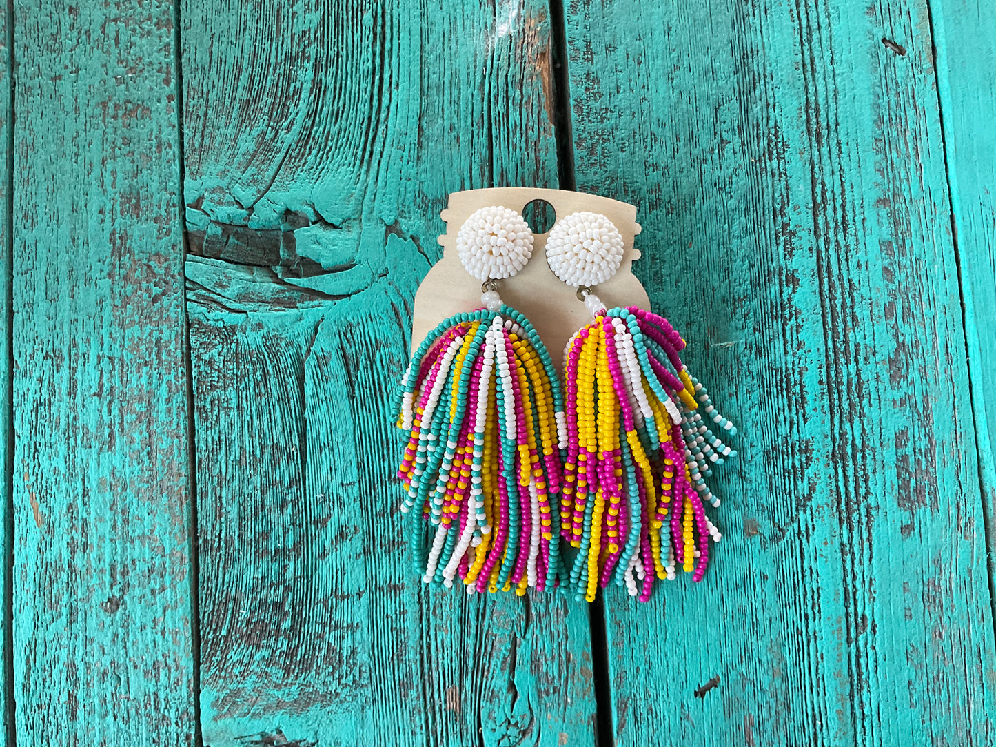 Colorful Beaded Earrings