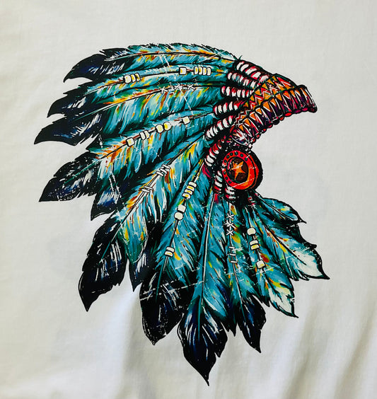 Feather Headdress Tee