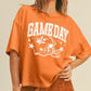 Orange Game Day Cropped Tee