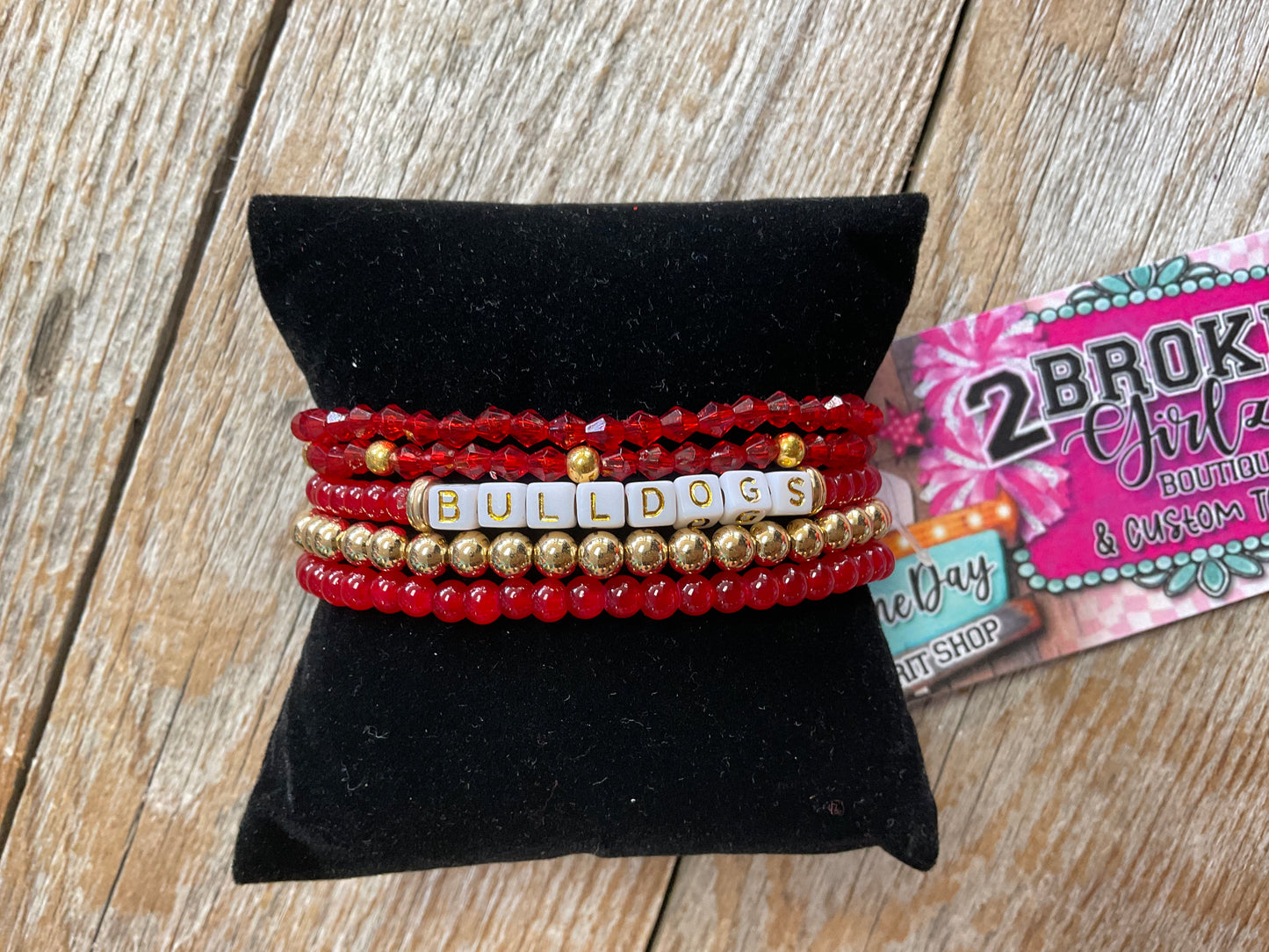 Bulldogs Bracelet Set