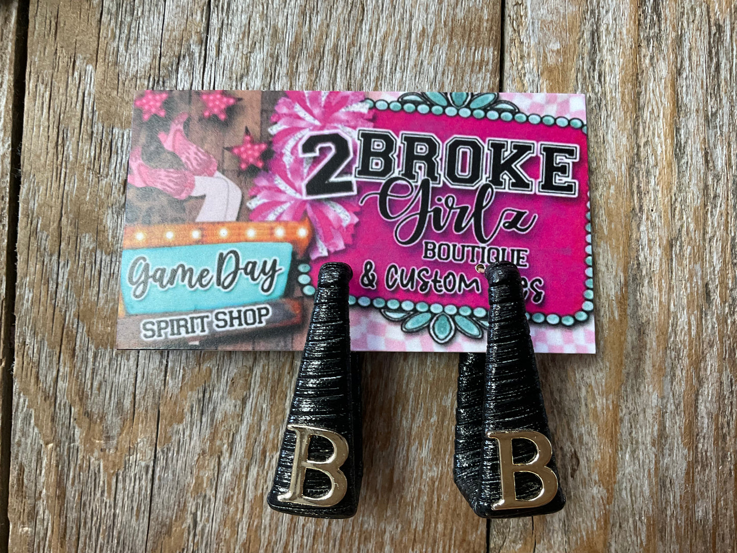 Letter B Earrings