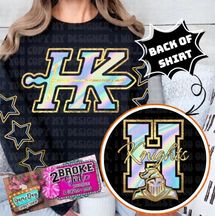 Knights Holographic 3 Pc PNG