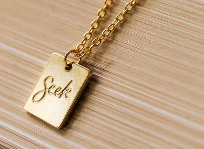 Seek Necklace 18k Gold Plated