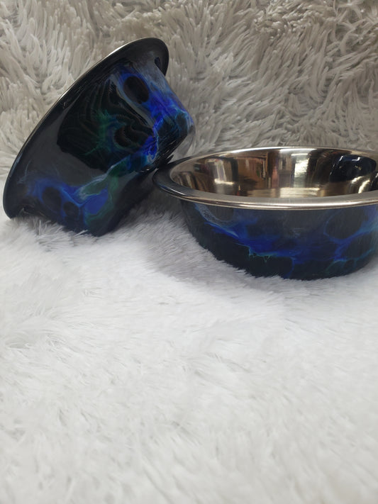 Galaxy dog bowls