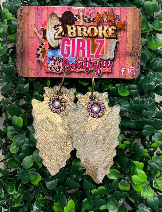 Gone Country Arrowhead Earrings