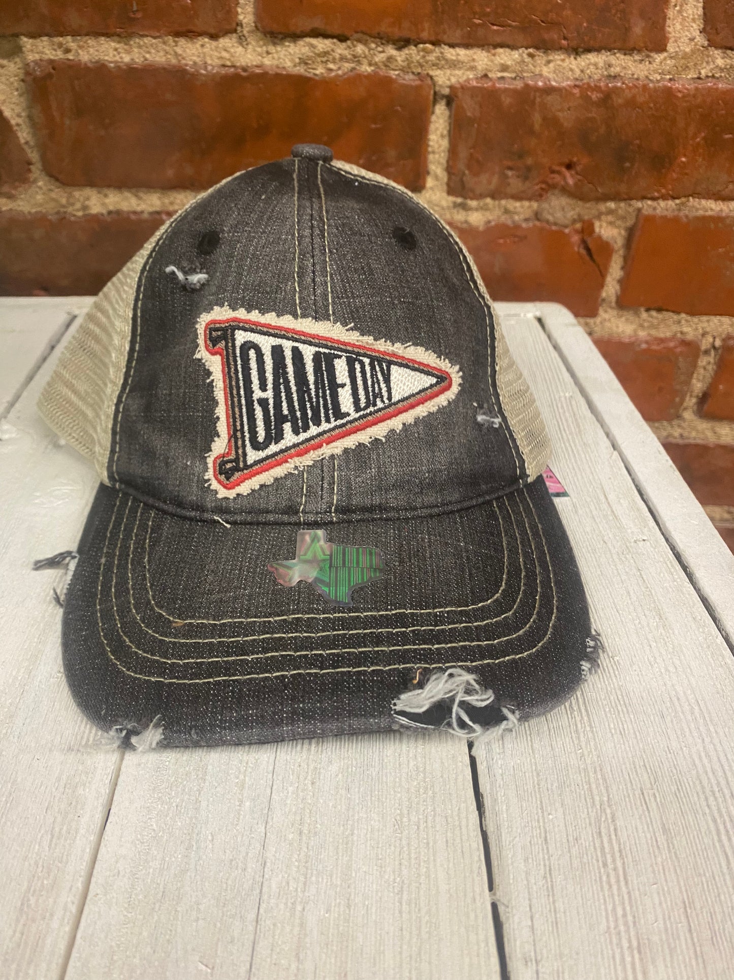 Distressed Game Day Hat