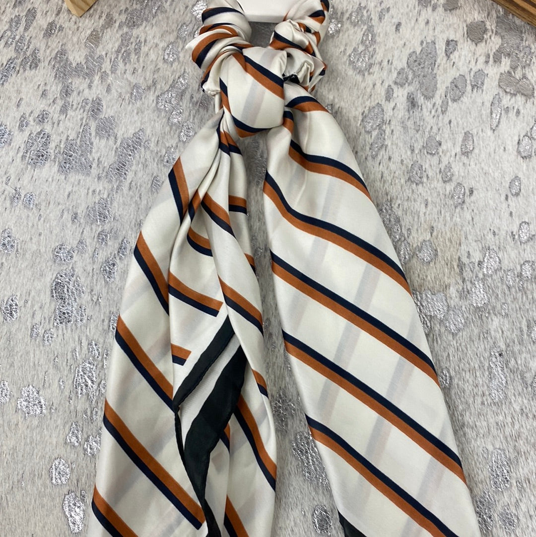 Striped Hair Scarf