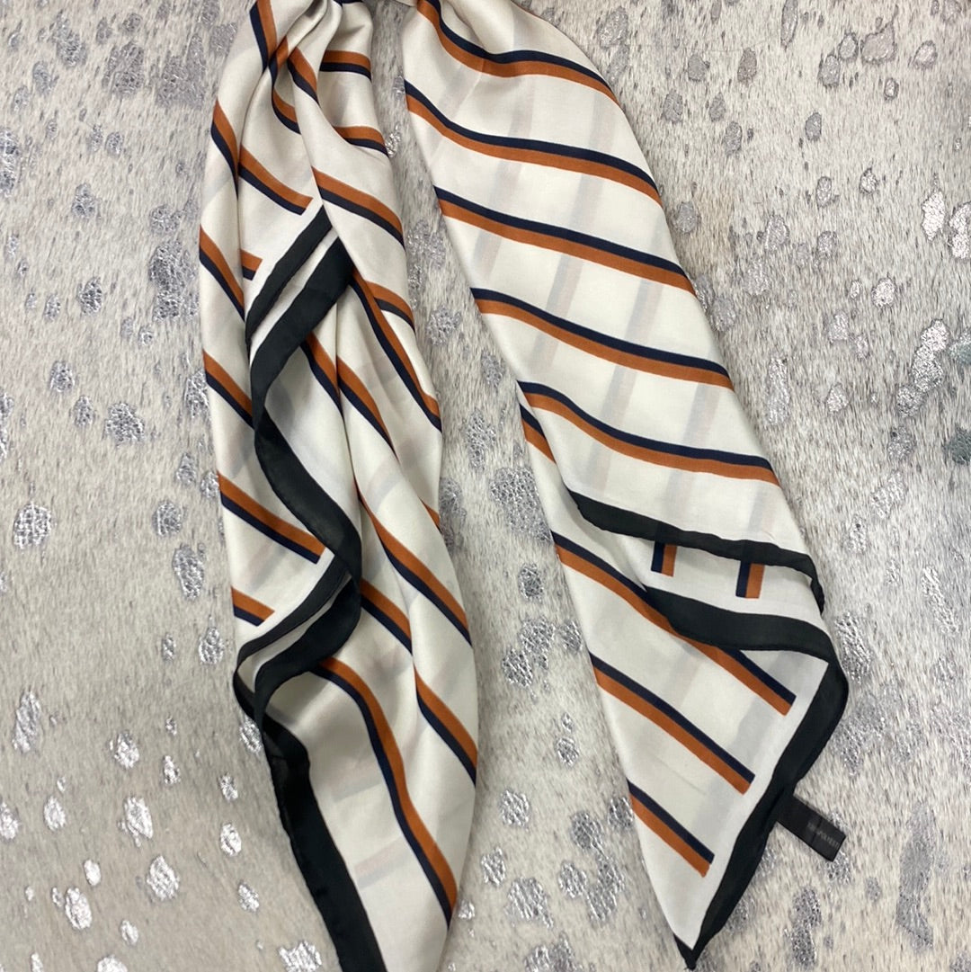 Striped Hair Scarf